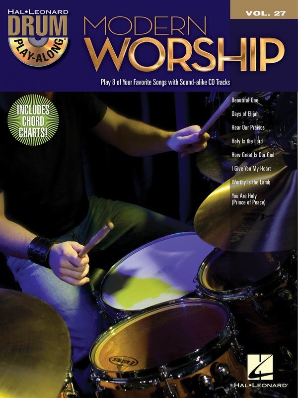Modern Worship — Drum Play-Along Vol. 27 Book/Online Audio (Hal Leonard)