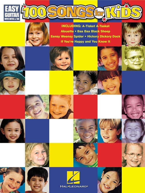 100 Songs For Kids Easy Guitar Notes & Tab (Hal Leonard)