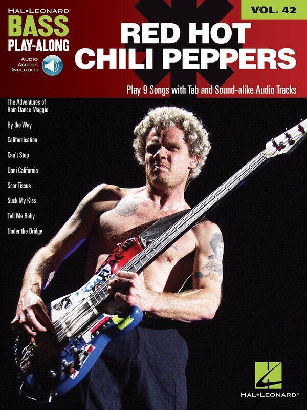 Red Hot Chili Peppers Bass Play-Along V42 BK/OLA