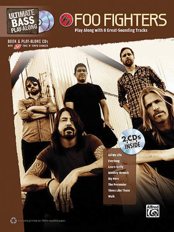 Foo Fighters Ultimate Bass Play Along Book/2CD (Softcover Book/CD)