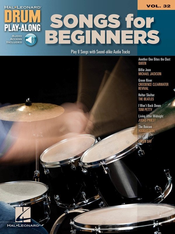 Songs for Beginners — Drum Play-Along Vol. 32, Book/Online Audio (Hal Leonard)