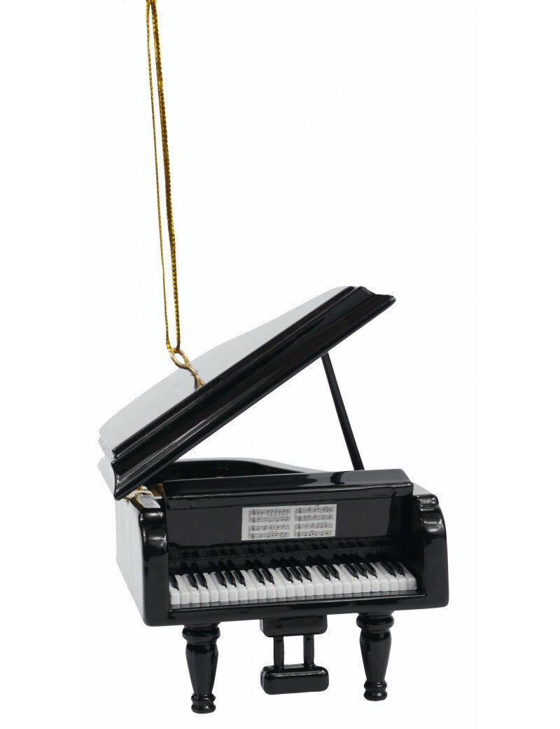 Christmas Decoration Grand Piano Ornament 7.6cm