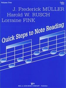 Quick Steps to Notereading Volume 2 for Cello