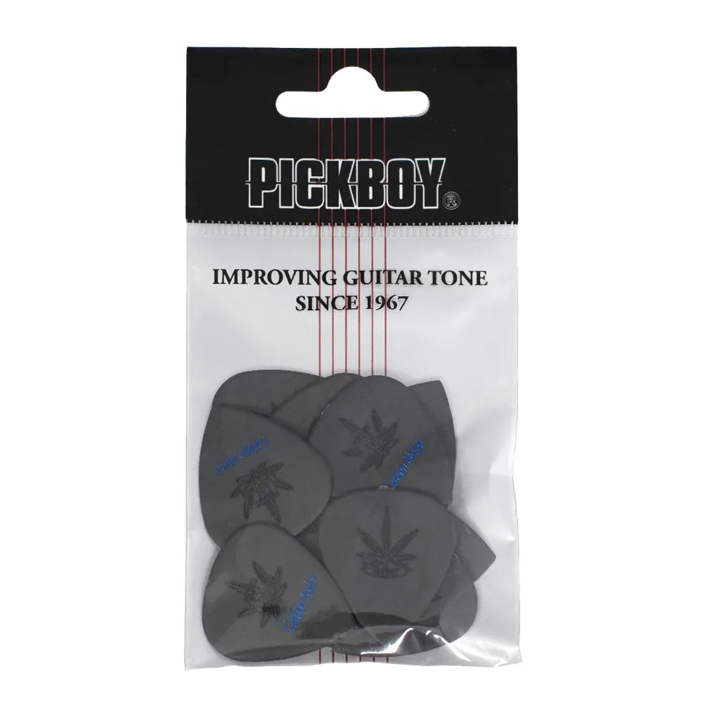 Pickboy High-Modulous Guitar Picks 12 Pack 0.88mm Carbon Nylon Made in Japan — view 2