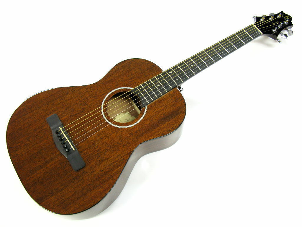 Greg Bennett Folk 3/4 Size Acoustic Guitar 36" Long, Mahogany Top Back & Sides
