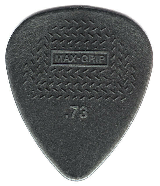 12 x Dunlop Max Grip Nylon 0.73mm Gauge Grey Guitar Picks Free Post