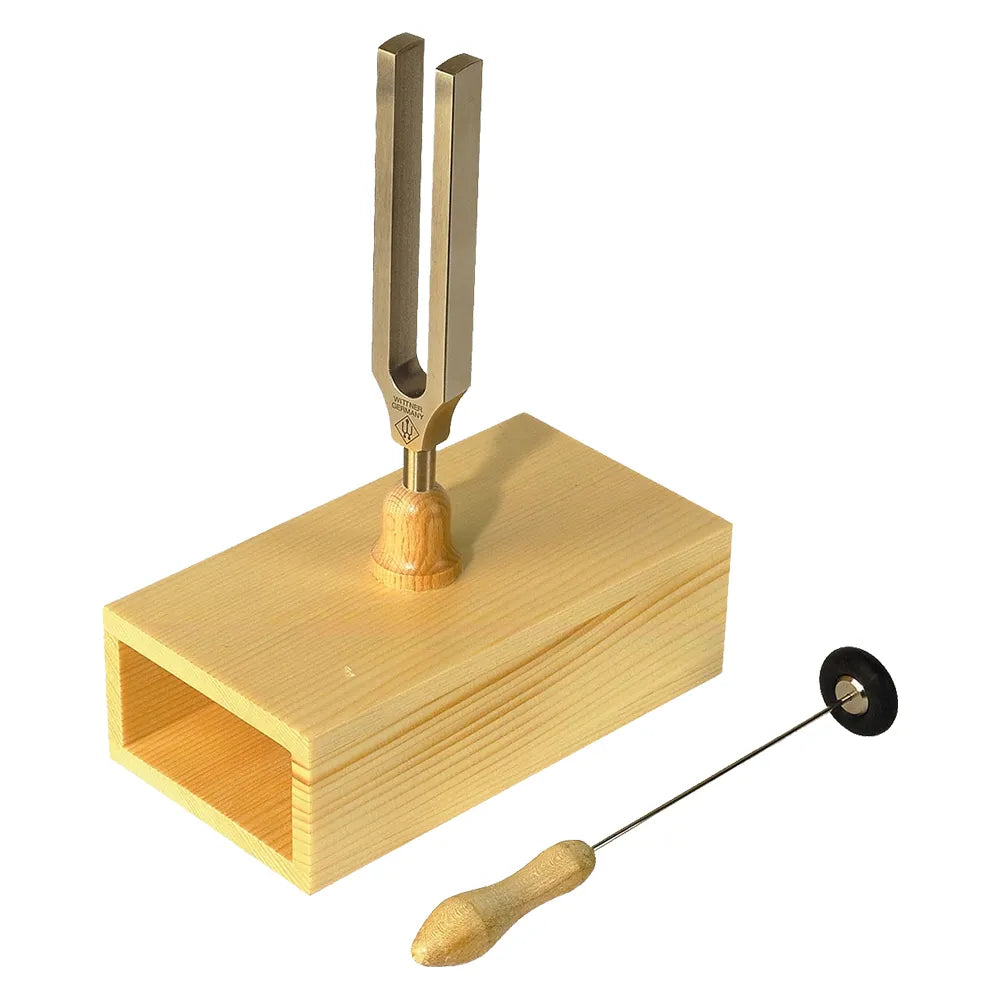 Wittner A440 Tuning Fork on Resonator, Nickel Plated Steel
