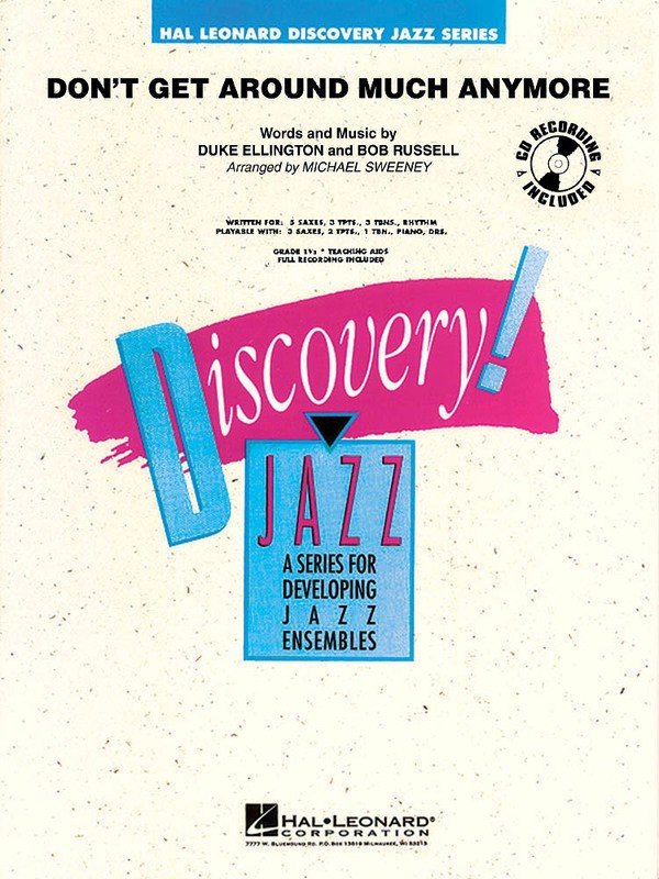 Don't Get Around Much Anymore — Jazz Ensemble Score & Parts, arr. Michael Sweeney (Hal Leonard)