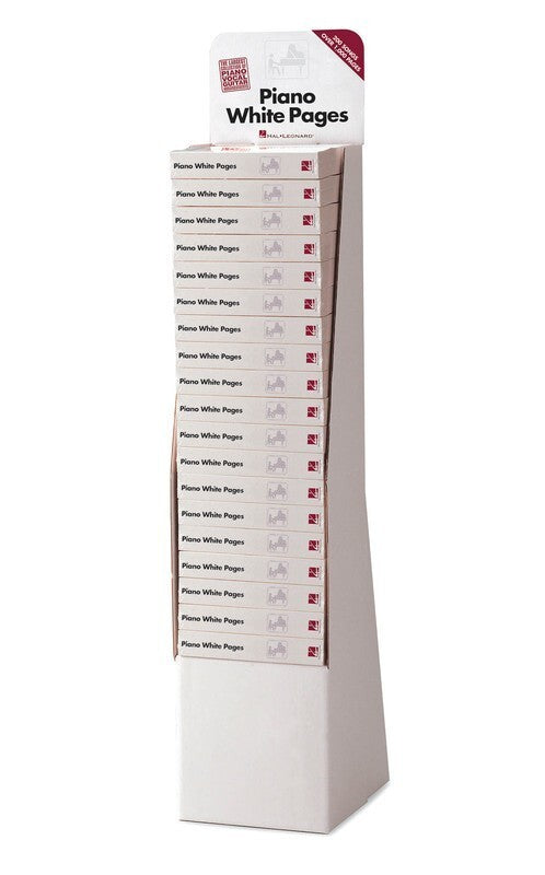 White Page Display With Header (Flat Packed)