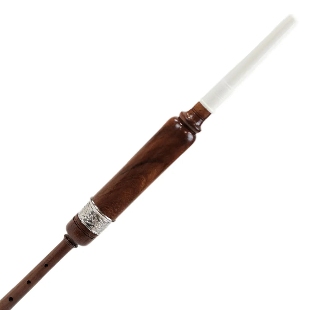 Bagpipe Practice Chanter - Rosewood with Aluminium Mounts, Made in Pakistan — view 2