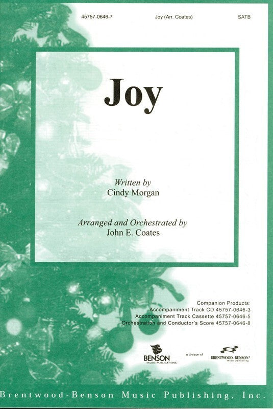 Joy Anthem SATB