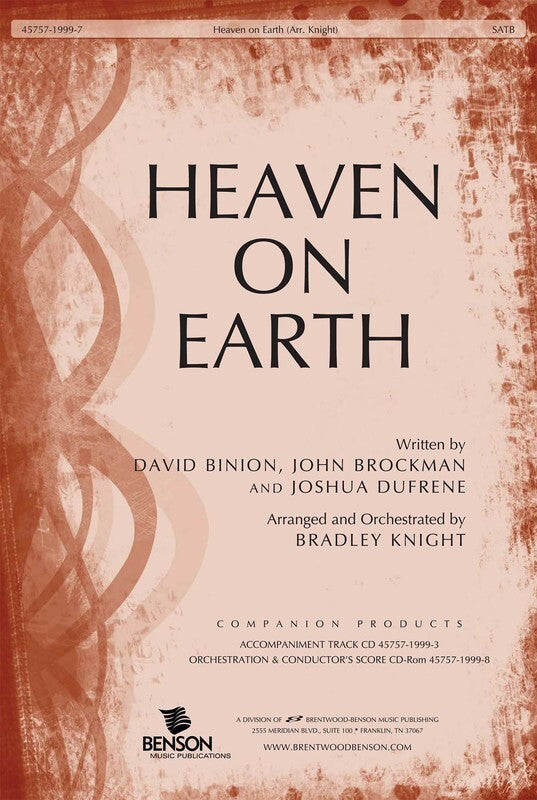 Heaven On Earth SATB