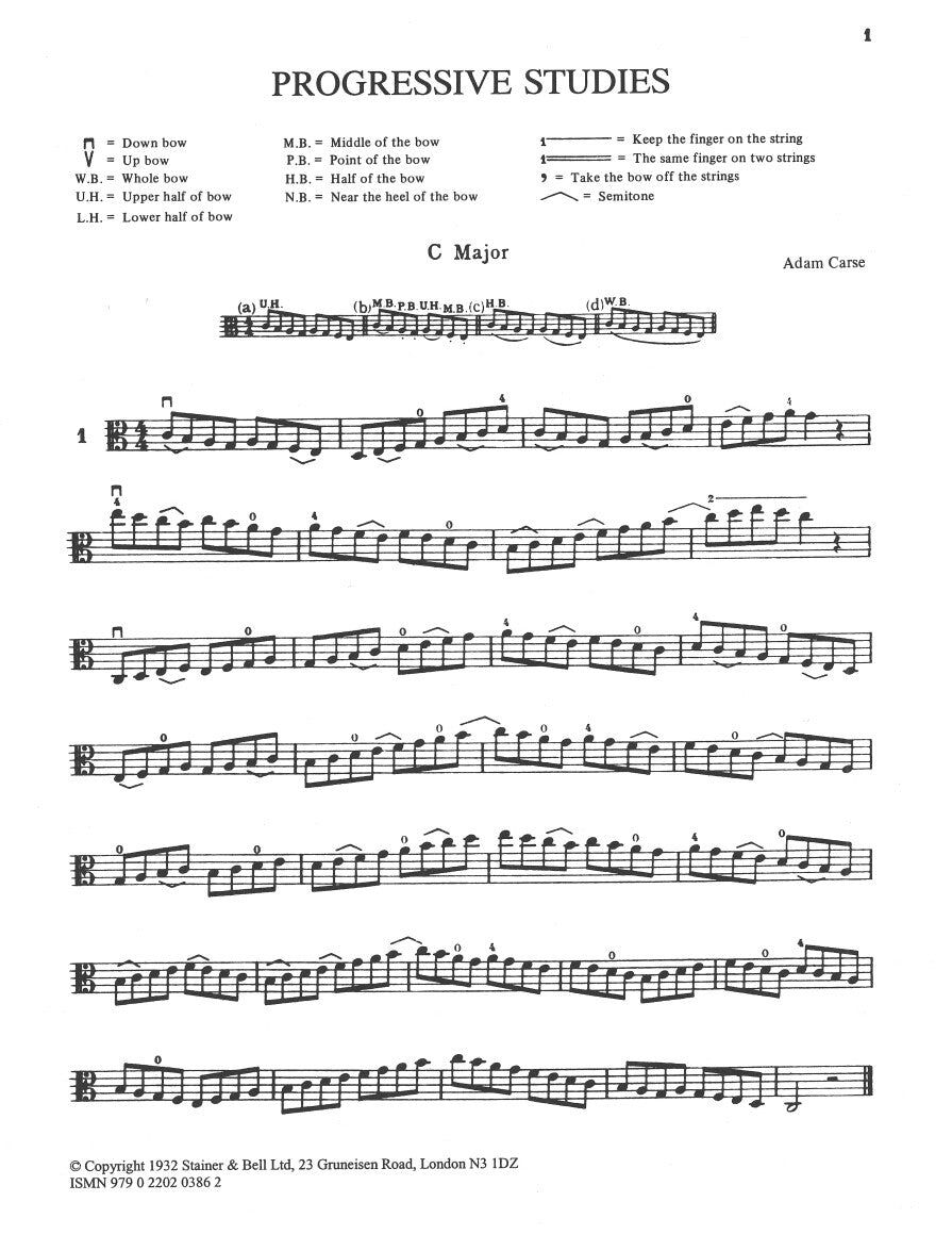 Carse Viola School of Progressive Studies Book 2 - Viola Sheet Music and Method Book — view 2