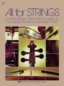 All for Strings Book 1 for Violin by Gerald Anderson and Robert Frost, 48 Pages, Neil A. Kjos Music Company