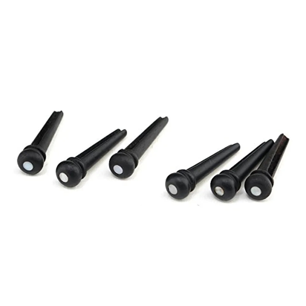 Ebony Guitar Bridge Pin with Eye - German Quality, Sold Individually