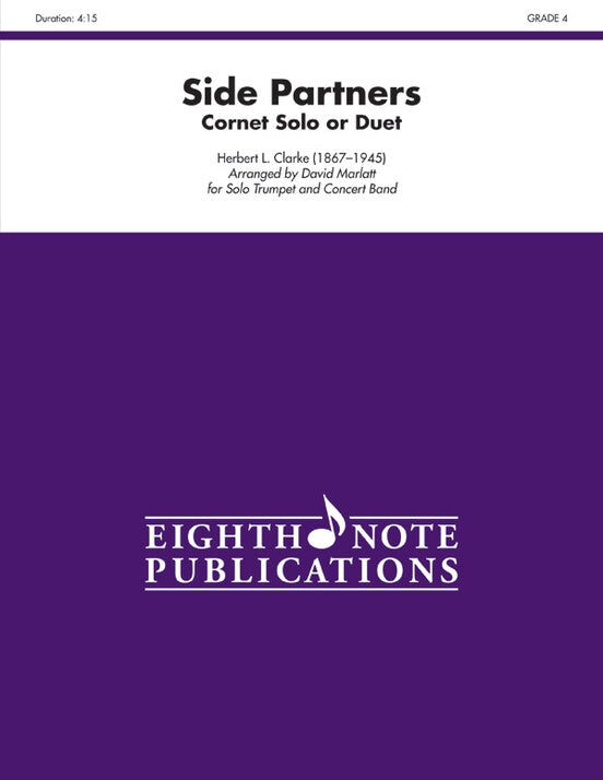 Side Partners Cornet Solo or Duet Sheet Music for Concert Band Grade 4