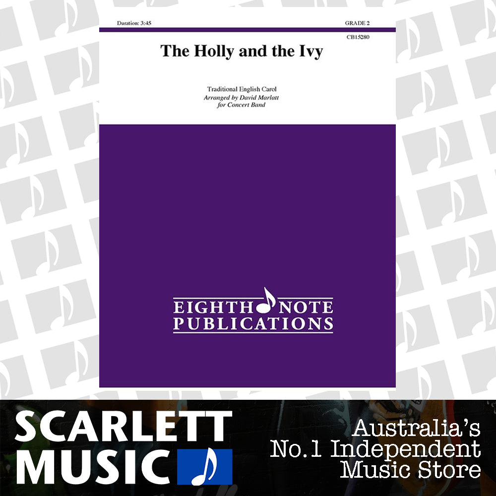 The Holly and the Ivy Concert Band Sheet Music Grade 2 — view 2