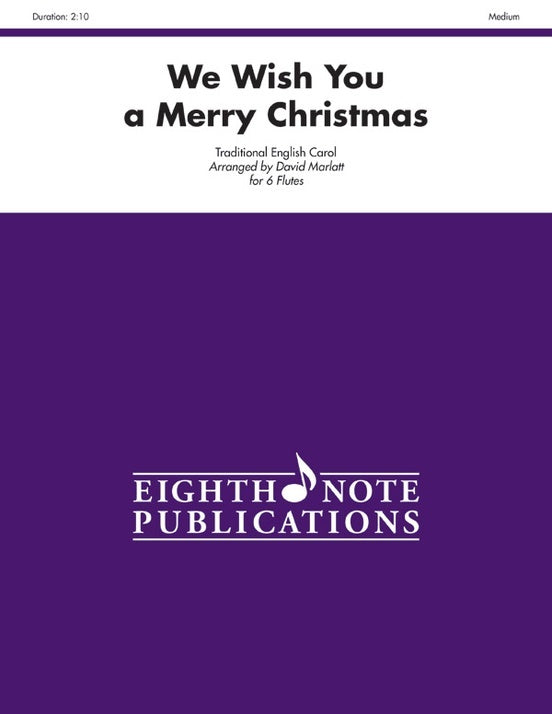 We Wish You a Merry Christmas for 6 Flutes Sheet Music
