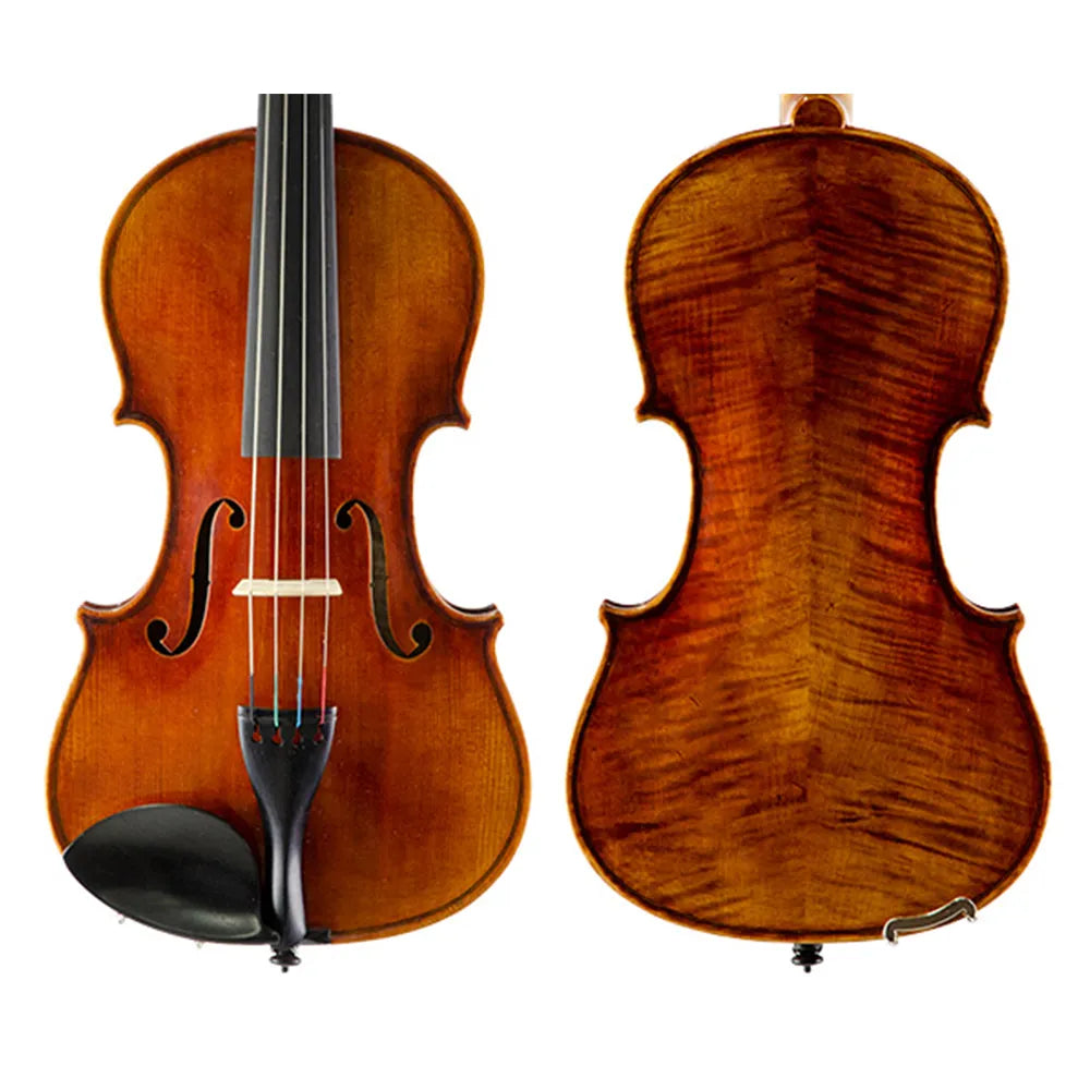 Raggetti Master No. 6 Violin 3/4 Stradivari Pattern Solid Spruce Maple Ebony