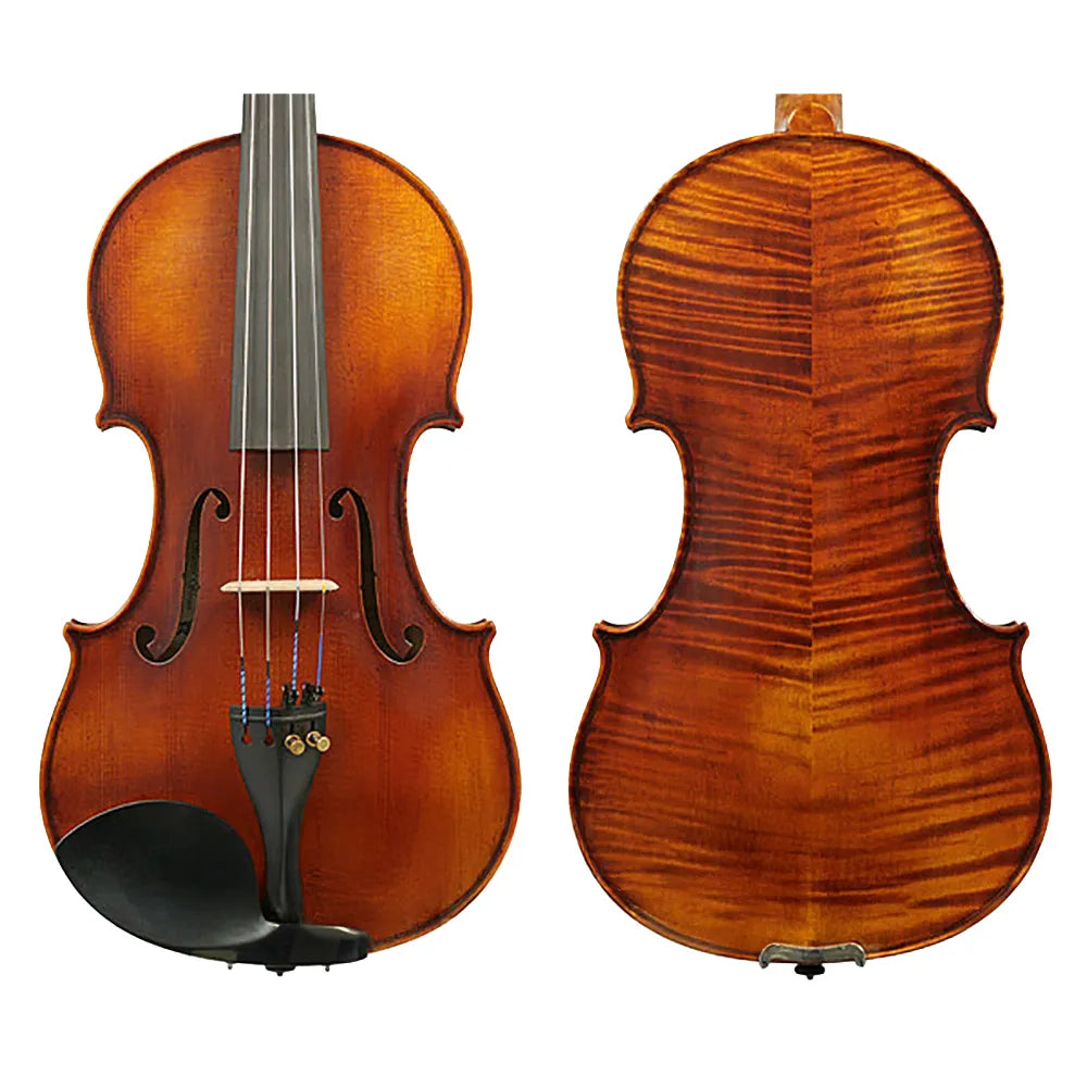 Raggetti Master Violin 6.0 1743 Paganini Cannon, Solid Spruce Top, Solid Maple Back, Ebony Components, Highly Flamed Varnish, Instrument Only
