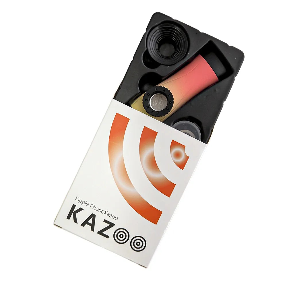Kazoo Ripple PhonoKazoo ABS - Yellow/Orange with Lanyard and Accessories — view 4