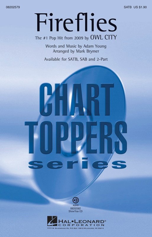 Fireflies — 2-Part Choral (Hal Leonard, Pop Choral Series)