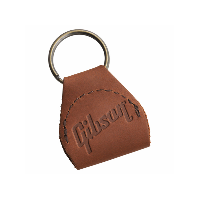 Gibson Premium Leather Pickholder Keychain
