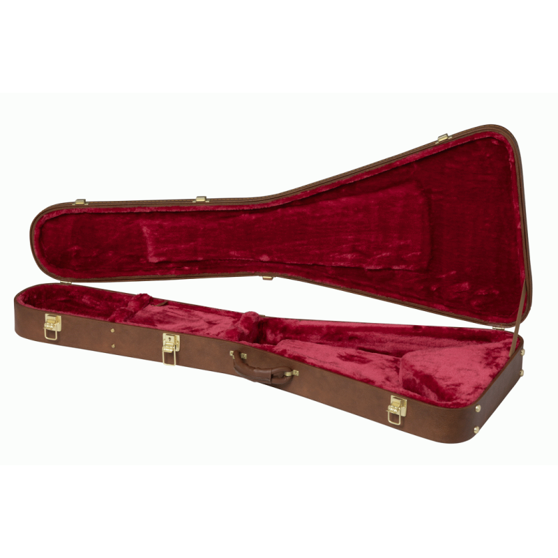 Gibson Flying V Original Hardshell Case - Brown — view 5