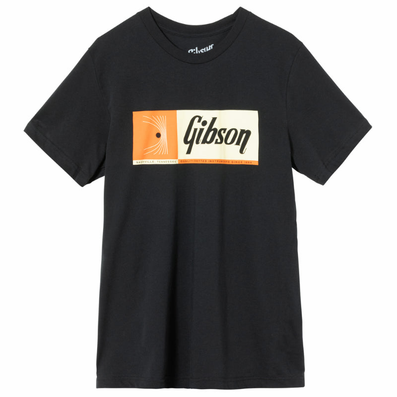 Gibson Quality Fretted Instruments Tee Black Medium