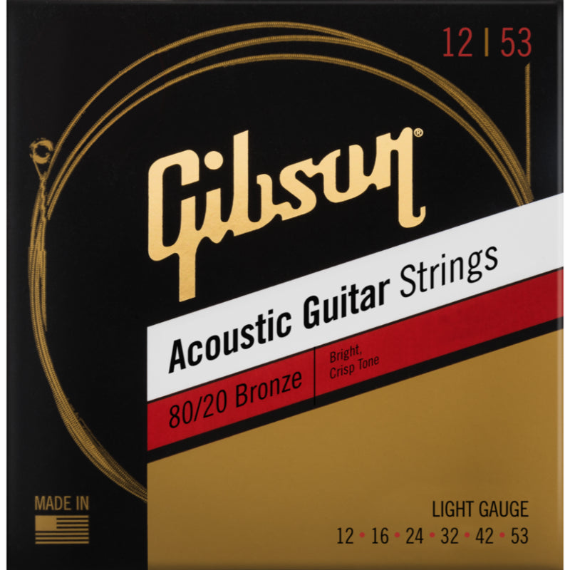 Gibson 80/20 Bronze Acoustic Guitar Strings