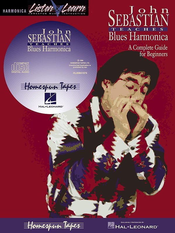 John Sebastian: Beginning Blues Harmonica — Book/CD (Homespun)