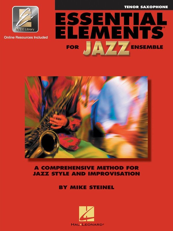 Essential Elements for Jazz Ensemble — Tenor Sax, Book 1, Online Audio (Hal Leonard)