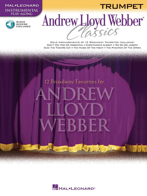 Andrew Lloyd Webber Classics — Trumpet, Book/CD (Hal Leonard Instrumental Play-Along)