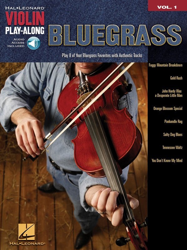 Bluegrass Violin Play-Along Vol. 1 — Book/Online Audio (Hal Leonard Violin Play-Along)