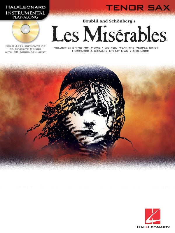 Les Miserables Tenor Sax Book/CD