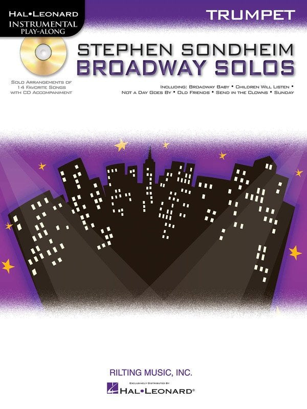 Stephen Sondheim Broadway Solos — Trumpet, Book/CD (Hal Leonard)