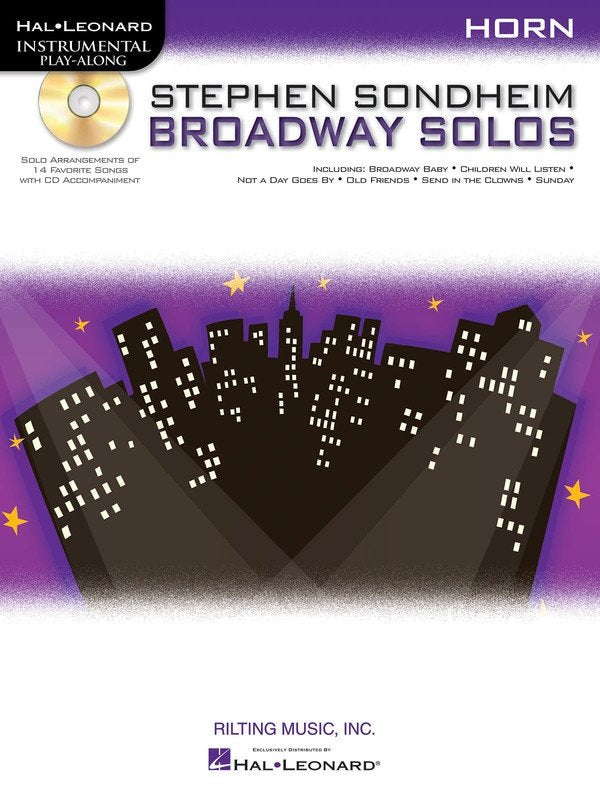 Stephen Sondheim Broadway Solos — French Horn, Book/CD (Hal Leonard)