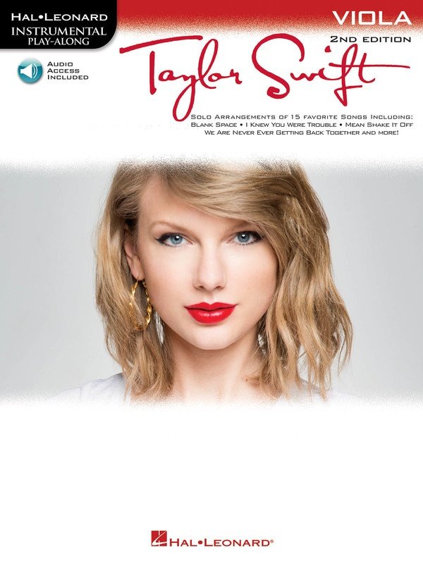 Taylor Swift Viola Playalong 2Nd Ed Bk/Ola (Hal Leonard)
