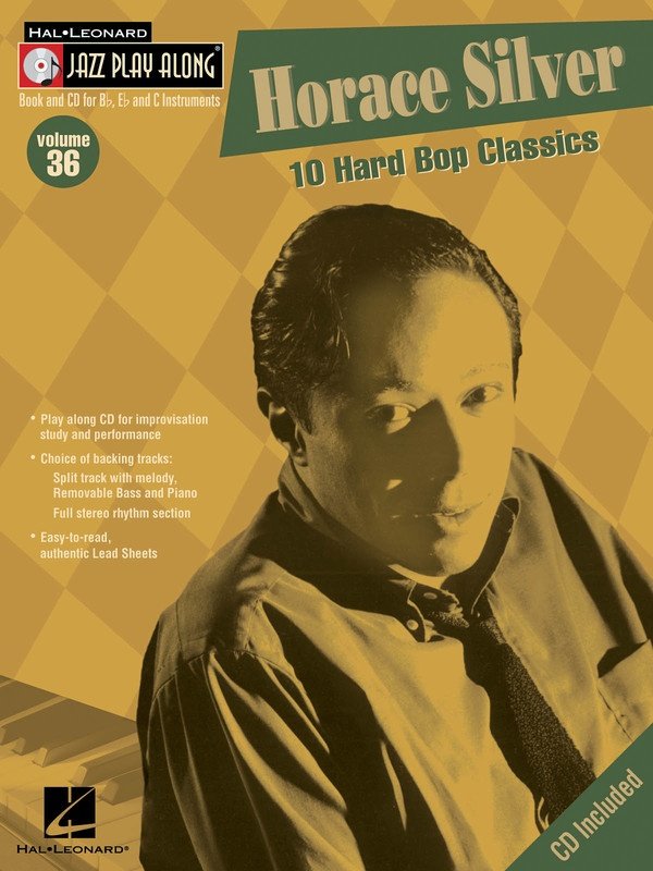 Horace Silver — Jazz Play-Along Vol. 36, Book/CD (Hal Leonard)