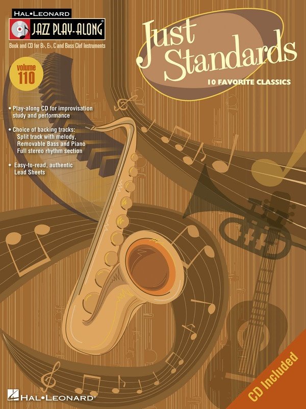 Just Standards — Jazz Play-Along Vol. 110, Book/CD (Hal Leonard)