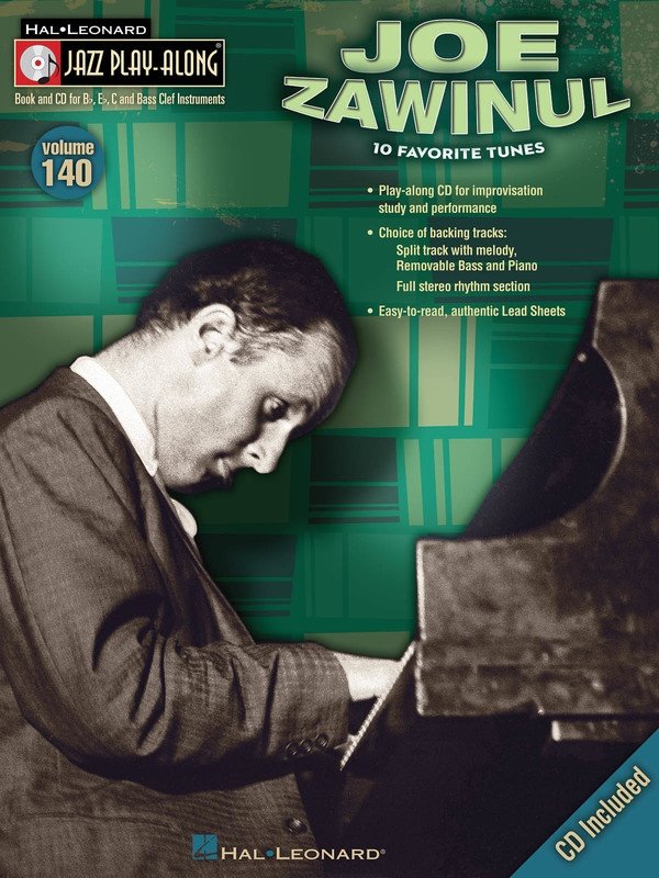 Joe Zawinul — Jazz Play-Along Vol. 140, Book/CD (Hal Leonard)