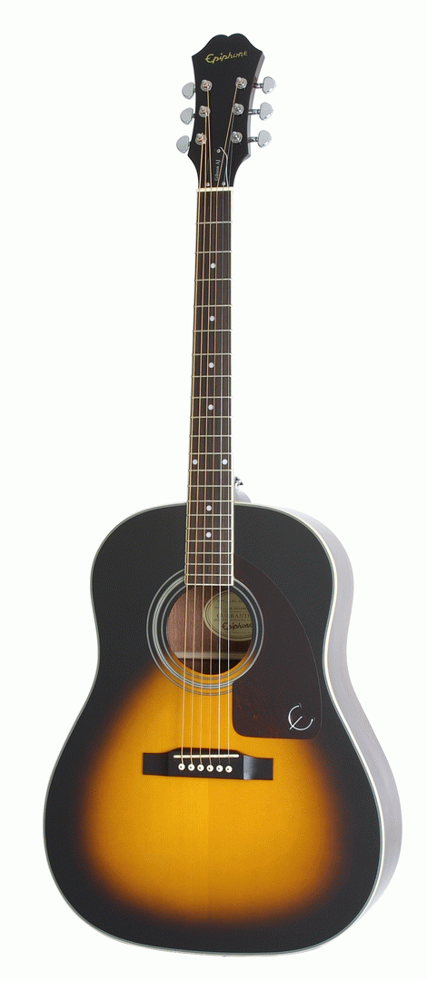 Epiphone AJ220S Solid Top Acoustic Vintage Sunburst