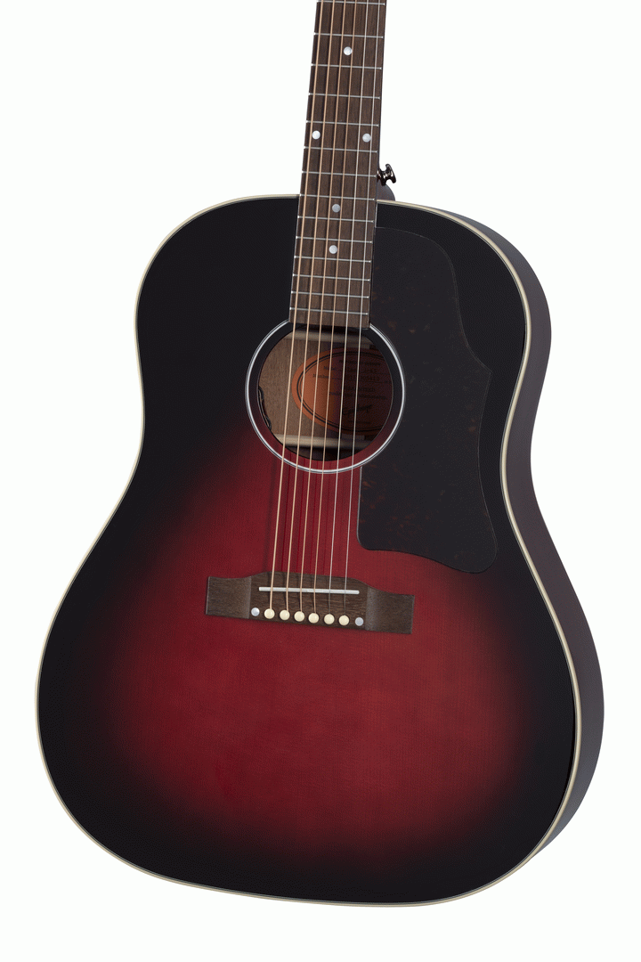 Epiphone Slash Signature J45 Acoustic Guitar Vermillion Burst w/ Hardcase — view 4