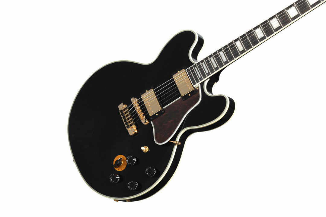 Epiphone B.B. King Lucille ES-335 Electric Guitar Ebony w/ Epilite Case — view 4