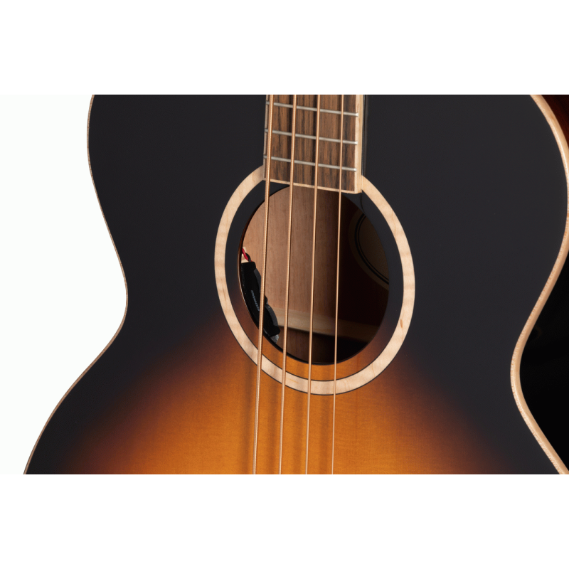 Epiphone El Capitan J200 Studio Bass Aged Vintage Tobacco Burst — view 4