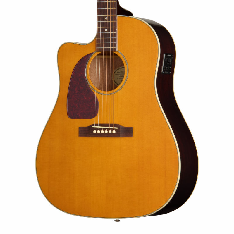 Epiphone J-45 Studio EC Left-Handed Acoustic Guitar Natural — view 6