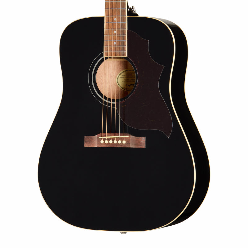 Epiphone Hummingbird Tribute Acoustic Guitar - Ebony — view 6