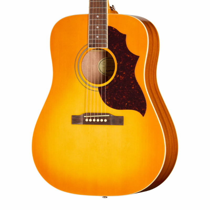 Epiphone Hummingbird Tribute HTG Cherry Burst Acoustic Guitar — view 6