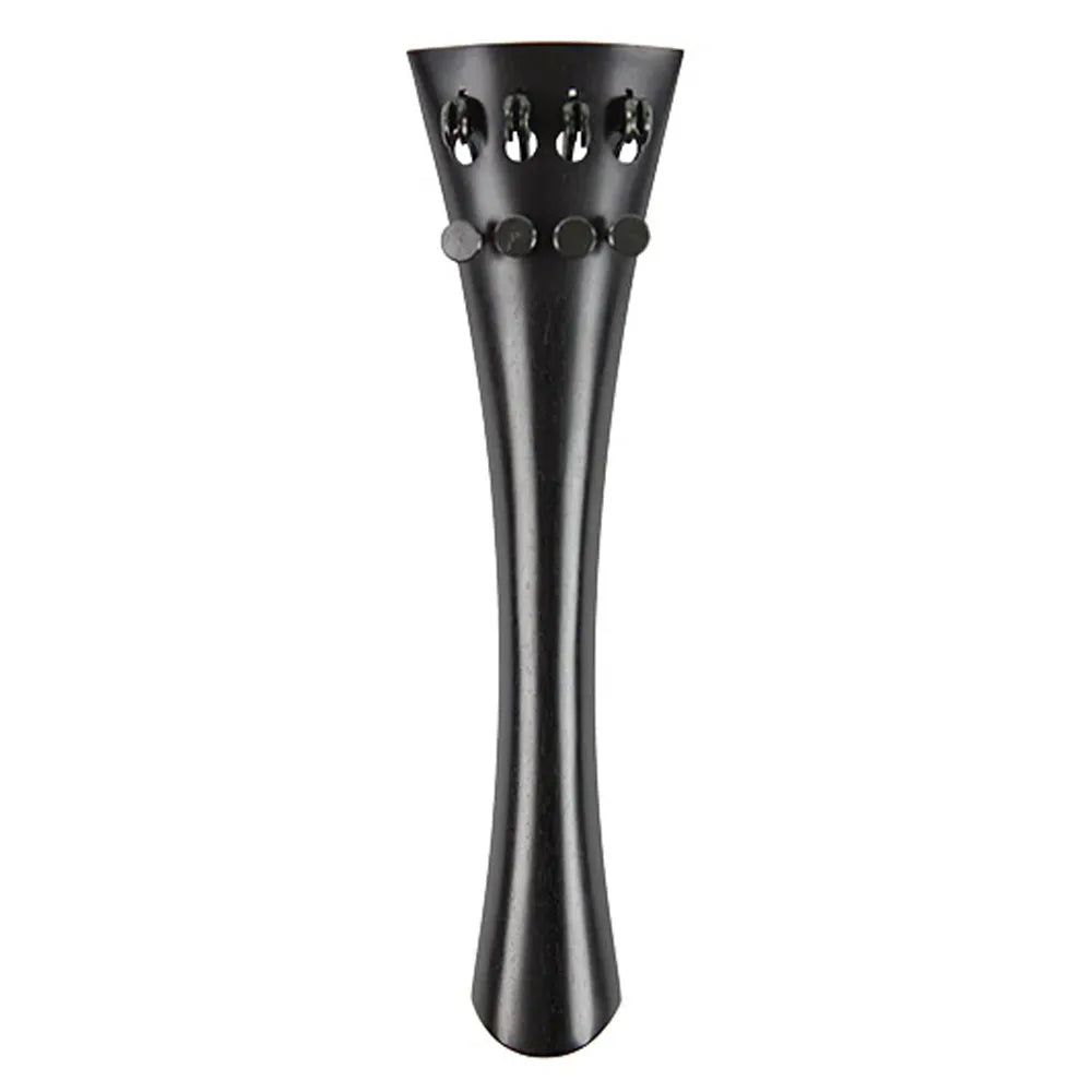 Ebony French Model Cello Tailpiece with 4 Adjusters - Made in Germany