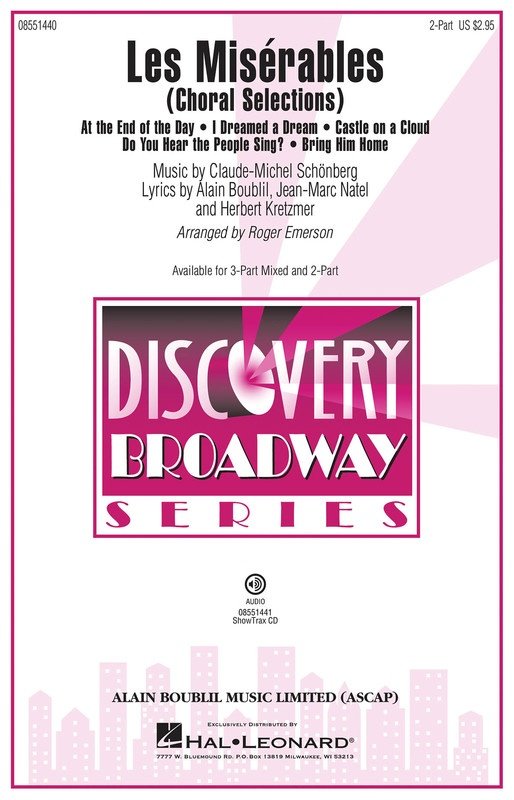 Les Misérables: Choral Selections — 2-Part Choral (Hal Leonard Discovery Choral)